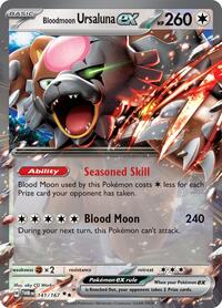 pokemon SV06: Twilight Masquerade Bloodmoon Ursaluna ex - 141/167