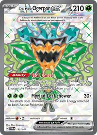 pokemon SV06: Twilight Masquerade Teal Mask Ogerpon ex - 190/167