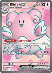 pokemon SV06: Twilight Masquerade Blissey ex - 201/167