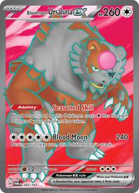 pokemon SV06: Twilight Masquerade Bloodmoon Ursaluna ex - 202/167