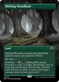 MTG Modern Horizons 3 Shifting Woodland (Borderless)