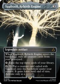 MTG Universes Beyond: Assassin's Creed Yggdrasil, Rebirth Engine (Borderless)