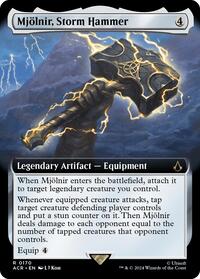 MTG Universes Beyond: Assassin's Creed Mjolnir, Storm Hammer (Extended Art)