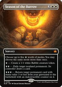 MTG Bloomburrow Season of the Burrow (Borderless)