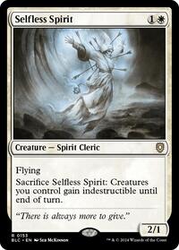 MTG Commander: Bloomburrow Selfless Spirit