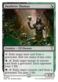 MTG Mystery Booster 2 Deathrite Shaman (White Border)