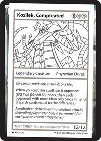 MTG Mystery Booster 2 Playtest Cards Kozilek, Compleated