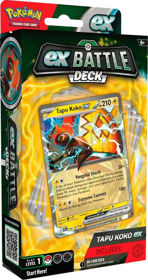 pokemon Miscellaneous Cards & Products ex Battle Deck [Tapu Koko ex]