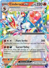 pokemon SV07: Stellar Crown Cinderace ex - 028/142