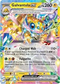 pokemon SV07: Stellar Crown Galvantula ex - 051/142