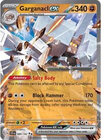 pokemon SV07: Stellar Crown Garganacl ex