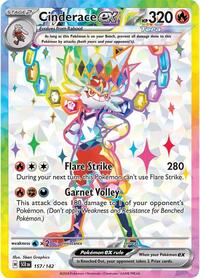 pokemon SV07: Stellar Crown Cinderace ex - 157/142