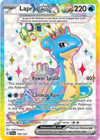 pokemon SV07: Stellar Crown Lapras ex - 158/142