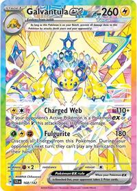 pokemon SV07: Stellar Crown Galvantula ex - 168/142