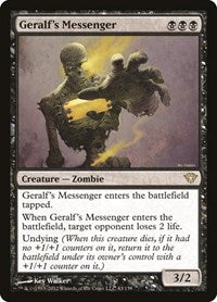 MTG Dark Ascension Geralf's Messenger