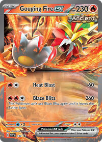 pokemon SV: Scarlet & Violet Promo Cards Gouging Fire ex - 144