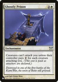 MTG The List Reprints Ghostly Prison