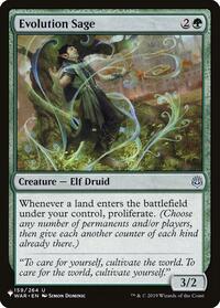 MTG The List Reprints Evolution Sage