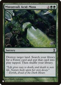 MTG The List Reprints Mwonvuli Acid-Moss