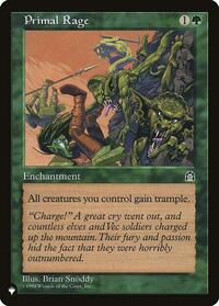 MTG The List Reprints Primal Rage