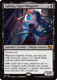 MTG Foundations Jumpstart Aphelia, Viper Whisperer (Anime)