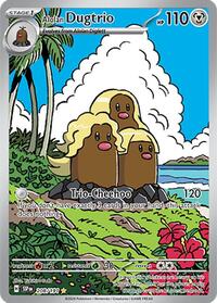 pokemon SV08: Surging Sparks Alolan Dugtrio - 208/191