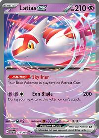 pokemon SV08: Surging Sparks Latias ex - 076/191