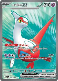 pokemon SV08: Surging Sparks Latias ex - 220/191