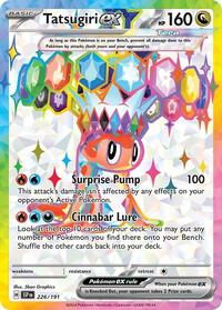 pokemon SV08: Surging Sparks Tatsugiri ex - 226/191