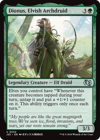 MTG Foundations Jumpstart Dionus, Elvish Archdruid (Anime)