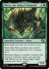 MTG Foundations Jumpstart Slinza, the Spiked Stampede (Anime)