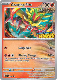 pokemon SV: Scarlet & Violet Promo Cards Gouging Fire - 151