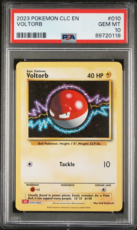 2023 Pokemon Clc-Trading Card Game Classic #010 Voltorb PSA 10