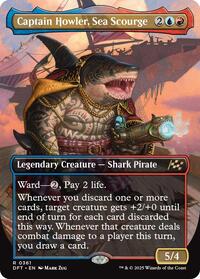 MTG Aetherdrift Captain Howler, Sea Scourge (Borderless)