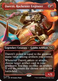 MTG Aetherdrift Daretti, Rocketeer Engineer (Borderless)