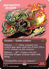 MTG Aetherdrift Draconautics Engineer (Borderless)