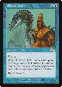 MTG Urza's Saga Gilded Drake