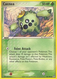 pokemon Power Keepers Cacnea