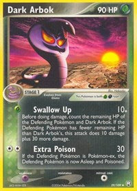 pokemon Team Rocket Returns Dark Arbok