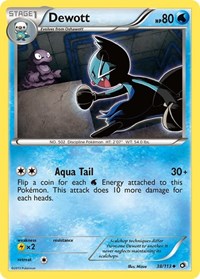 pokemon Legendary Treasures Dewott