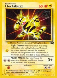 pokemon WoTC Promo Electabuzz (Movie Promo)