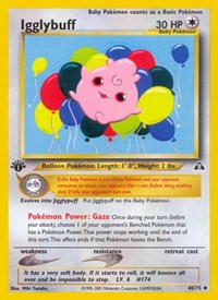 pokemon Neo Discovery Igglybuff