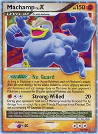 pokemon Stormfront Machamp LV.X