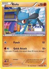 pokemon Legendary Treasures Riolu