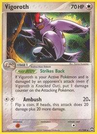 pokemon Power Keepers Vigoroth