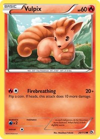 pokemon Legendary Treasures Vulpix