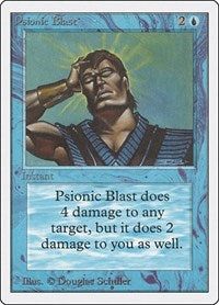 MTG Unlimited Edition Psionic Blast