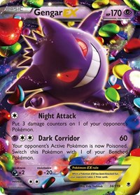 pokemon XY - Phantom Forces Gengar EX