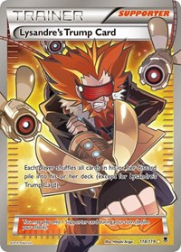 pokemon XY - Phantom Forces Lysandre's Trump Card (118 Full Art)