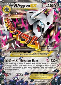 pokemon XY - Primal Clash M Aggron EX